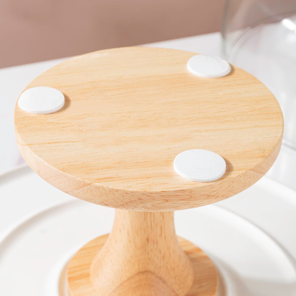 Cake Stand Pink 9.5 Inch Nestasia