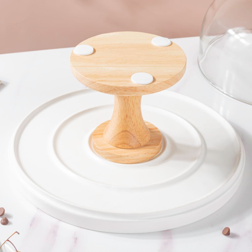 Cake Stand Pink 9.5 Inch Nestasia