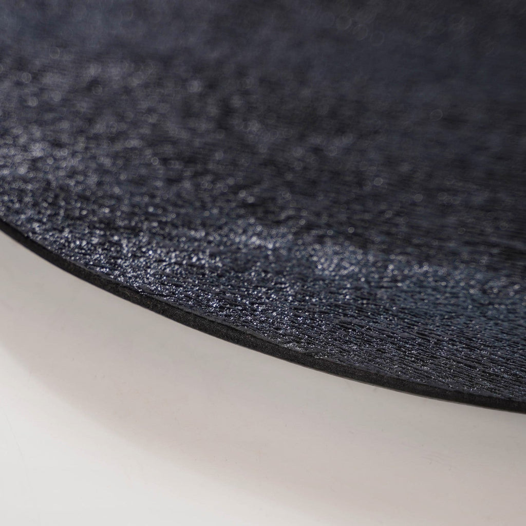 Large Natural Mango Wood Platter Black Nestasia