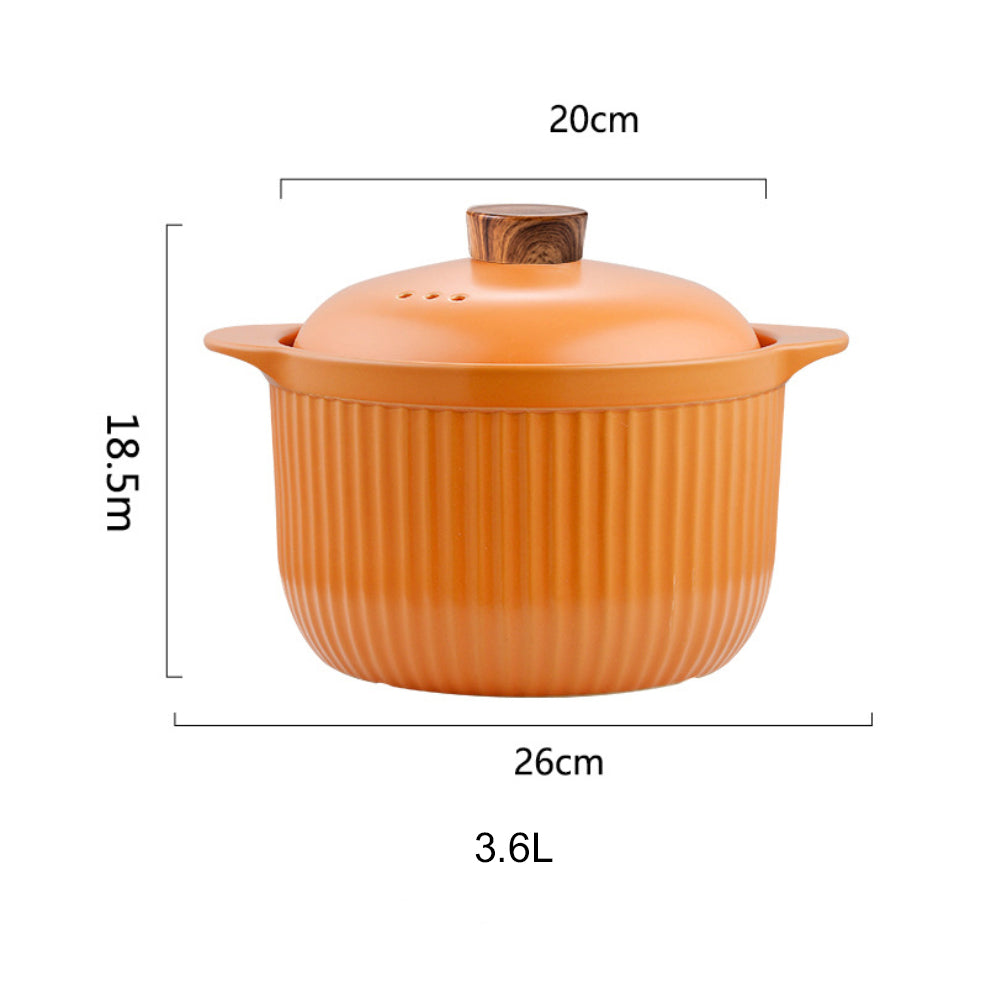 Cooking Pots Orange Nestasia