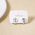 Layered Gold And Silver Earrings Nestasia