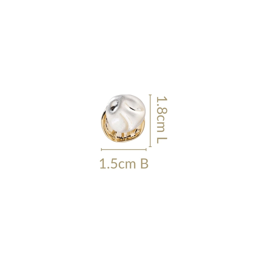 Layered Gold And Silver Earrings Nestasia