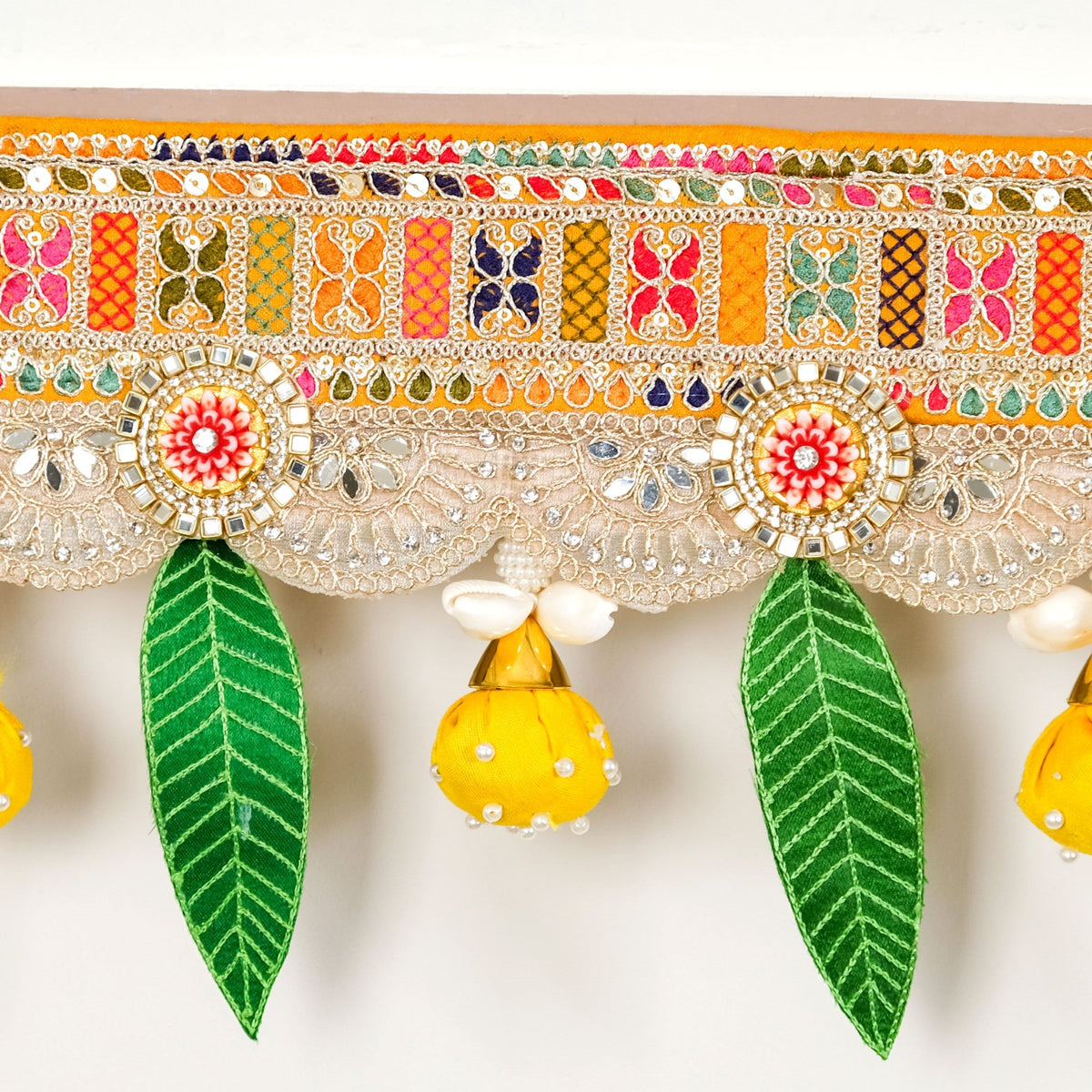 Auspicious Leaf Lucky Charm Toran Nestasia