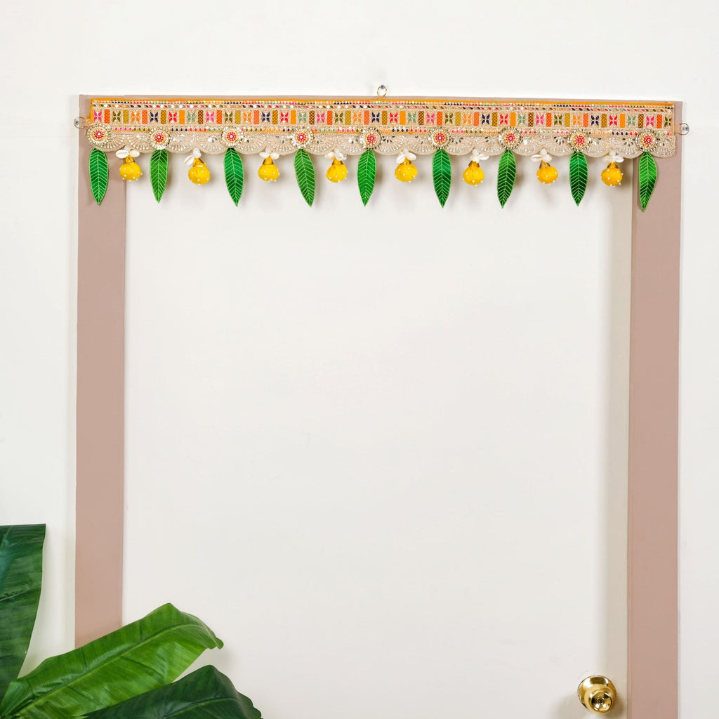 Auspicious Leaf Lucky Charm Toran Nestasia