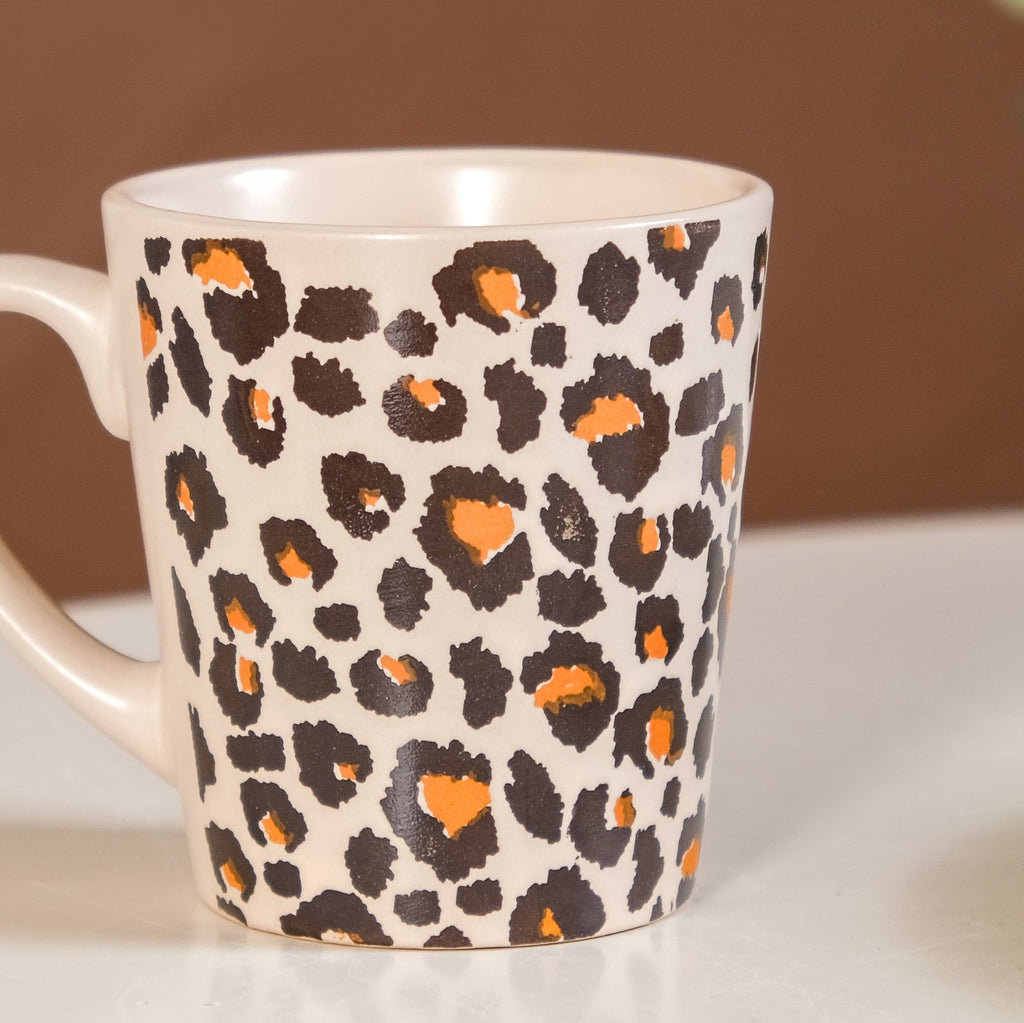 Animal Print Coffee Mug Set Of 6 220ml Nestasia