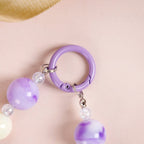Lilac Love Charm Keychain Nestasia