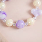 Lilac Love Charm Keychain Nestasia