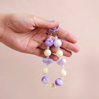 Lilac Love Charm Keychain Nestasia
