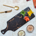 Black Marble Serving Platter Nestasia
