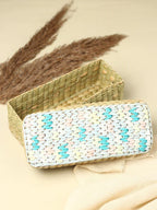 Rustic Long Seagrass Organizer Box for Desk & Wardrobe Essentials