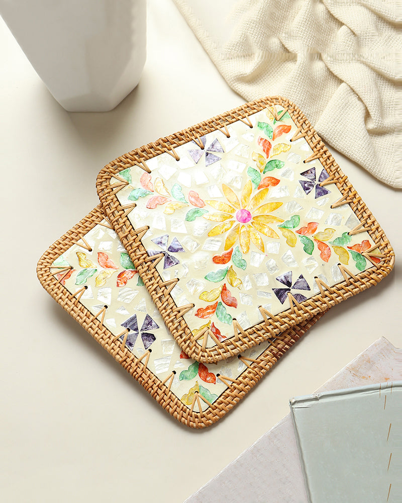 Luxury Mother of Pearl Placemat for Special Occasions and Table Decoration