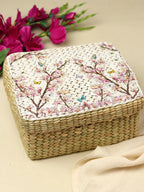 Stylish Seagrass Lid Box for Wardrobe & Accessories Storage