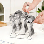 Lotus Design Cutlery With Stand Set Of 25 Nestasia