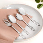 Lotus Design Cutlery With Stand Set Of 25 Nestasia