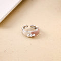 Luna Blush Dual Tone Ring Nestasia