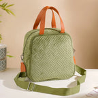 Thermal Insulated Travel Lunch Bag Green Nestasia