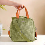 Thermal Insulated Travel Lunch Bag Green Nestasia