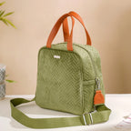 Thermal Insulated Travel Lunch Bag Green Nestasia