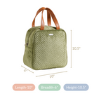 Thermal Insulated Travel Lunch Bag Green Nestasia