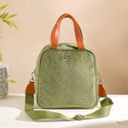 Thermal Insulated Travel Lunch Bag Green Nestasia