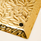 Luxe Lustre Embossed Decorative Square Tray Nestasia