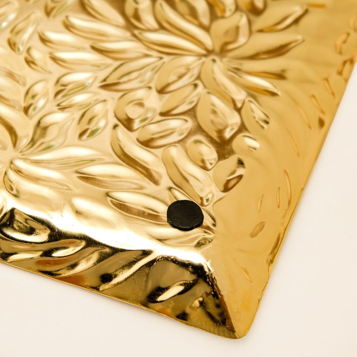 Luxe Lustre Embossed Decorative Square Tray Nestasia