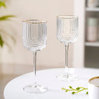 Luxe Wine Glass Set Of 2 330ml Nestasia