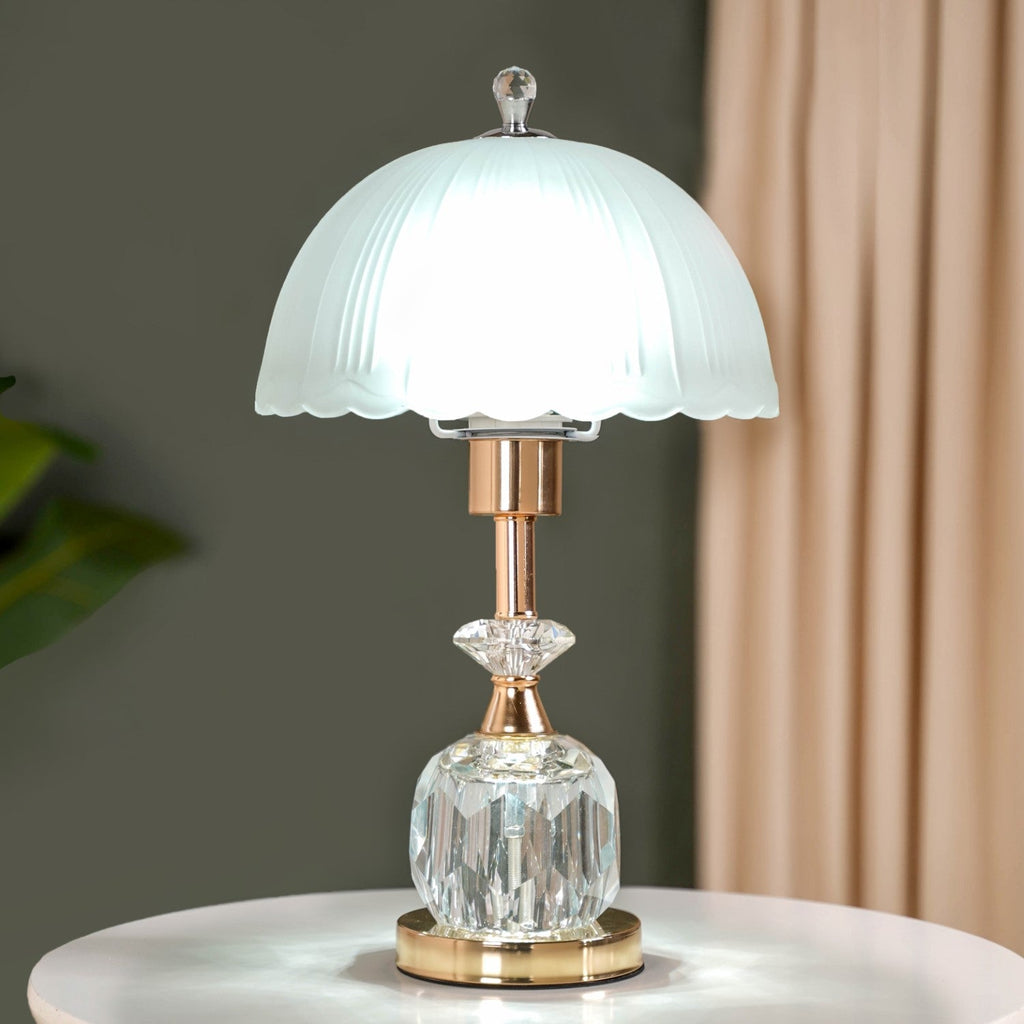 Vintage Glory Crystal LED Table Lamp Nestasia