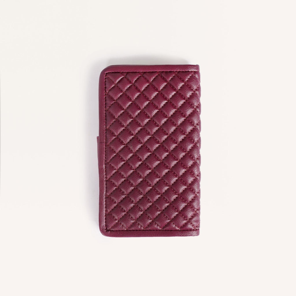 Maroon Travel Passport Wallet Nestasia