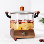 Glass Cooking Pot With Handle Nestasia