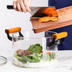 Glass Cooking Pot With Handle Nestasia