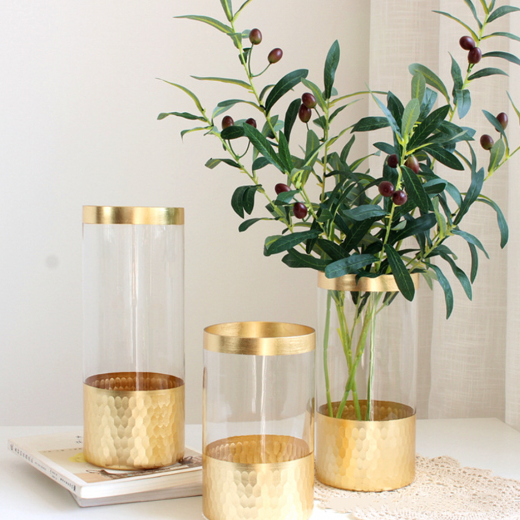 Straight Glass Vase Large Nestasia