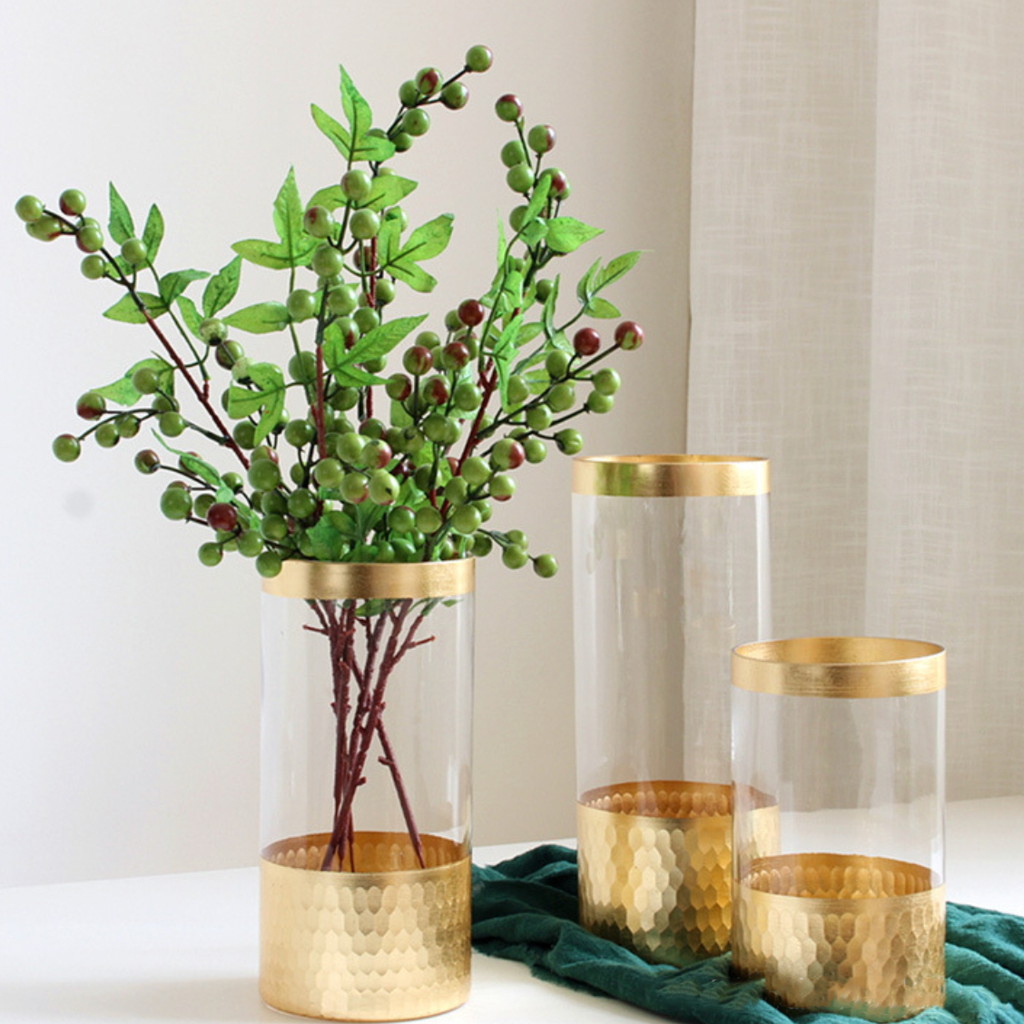 Straight Glass Vase Large Nestasia