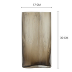 Large Contemporary Glass Vase Nestasia