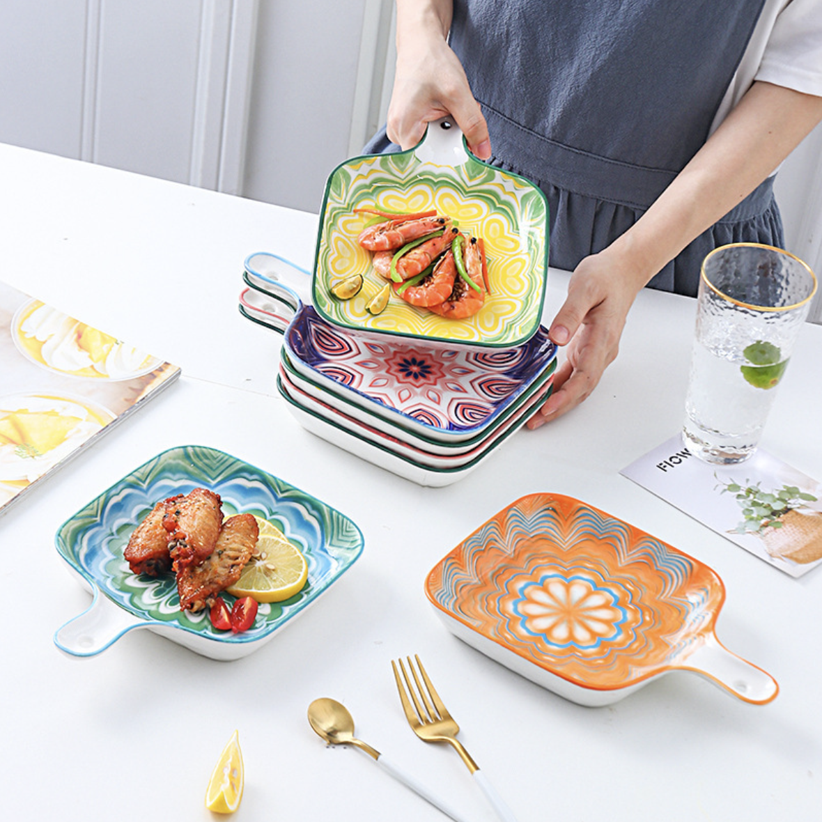 Mandala Baking Plate Nestasia