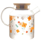 Florid Glass Teapot Large Nestasia