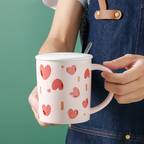 Love Design Mug with Lid Nestasia