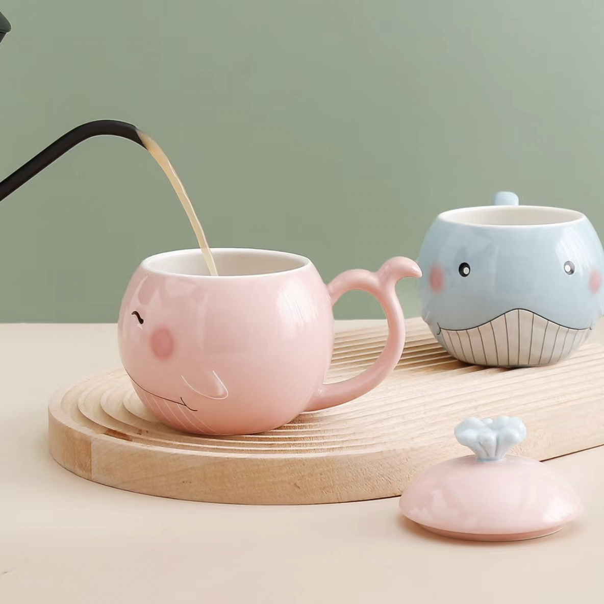 Whale Ceramic Mug Nestasia
