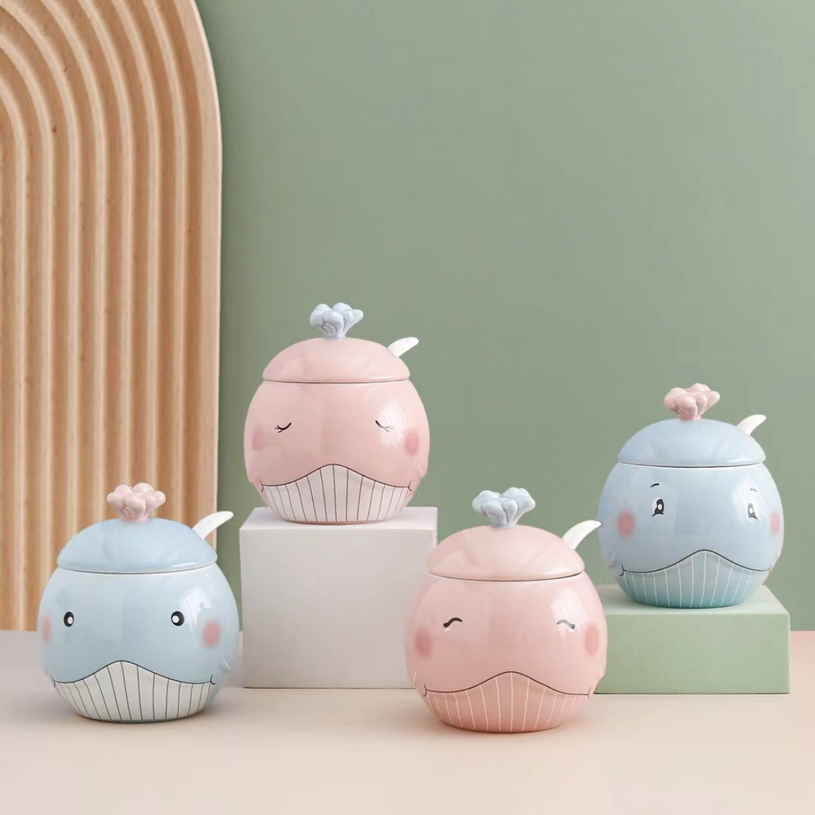 Whale Ceramic Mug Nestasia