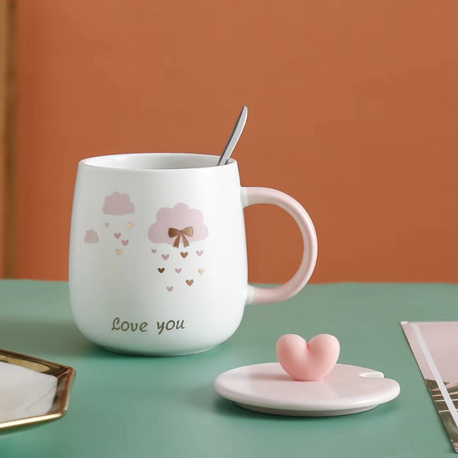 Pink And White Mug Nestasia