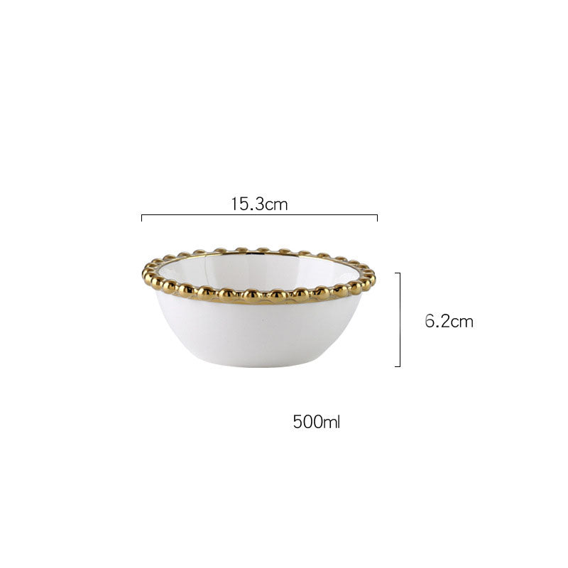 Elysian Scallop White Snack Bowl 500 ml Nestasia