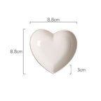 White Heart Condiments Bowl Nestasia