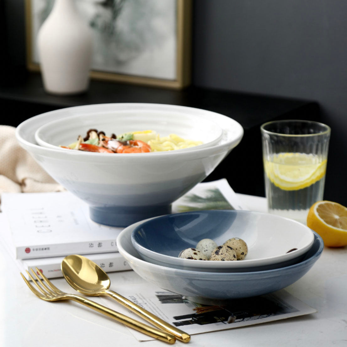 Ombre Breakfast Bowl 600 ml Nestasia