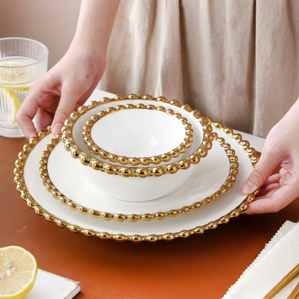 Elysian Scallop White Snack Bowl 500 ml Nestasia