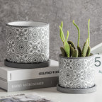 Elegant Ceramic Pot with Plate Nestasia