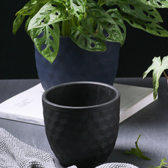 Hexagon Textured Planter Pot Nestasia