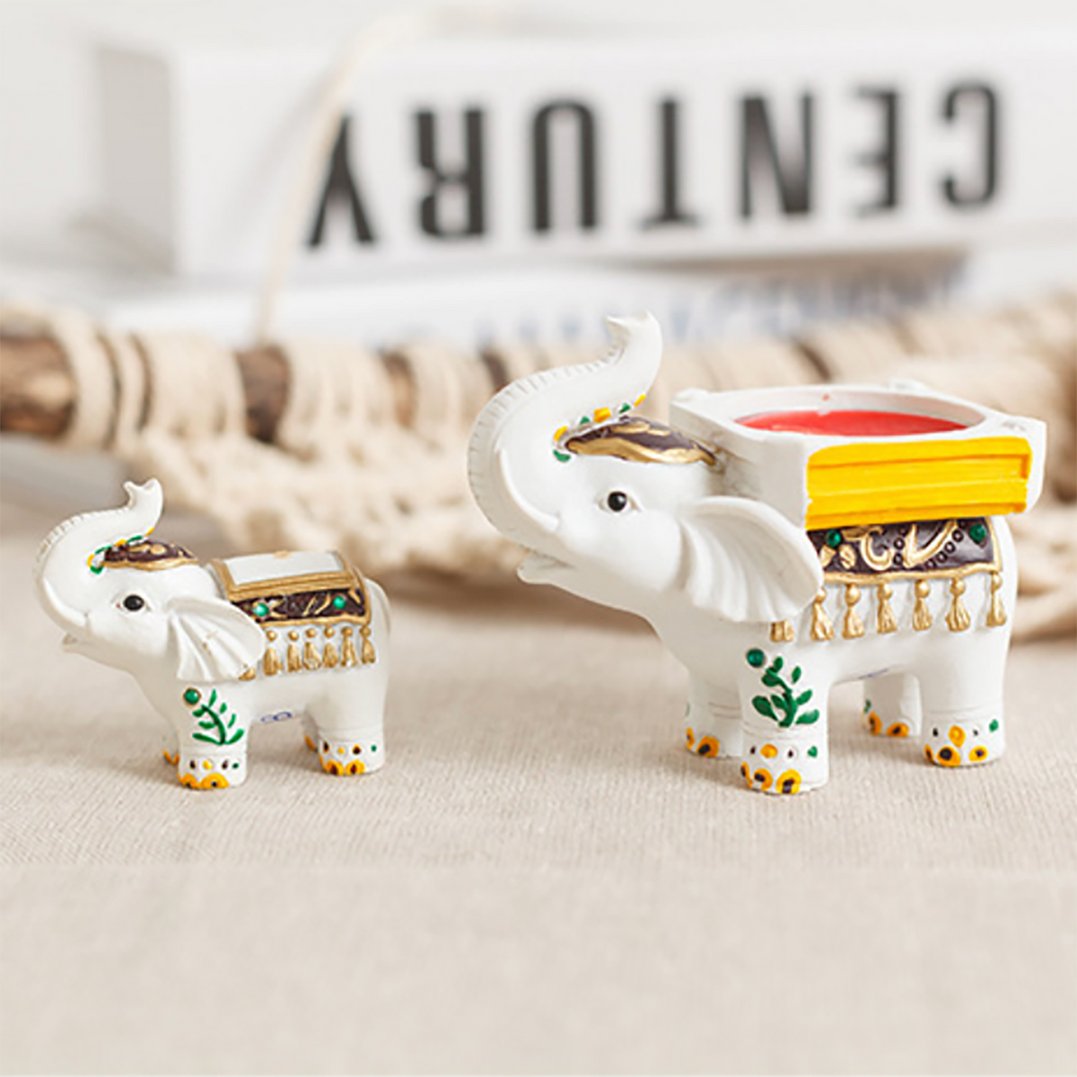 Elephant Candle Holder Nestasia