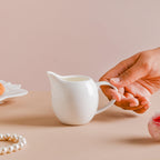 Riona Ceramic Creamer White Nestasia