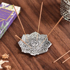 Mandala Incense Holder With Lavender Incense Sticks Nestasia