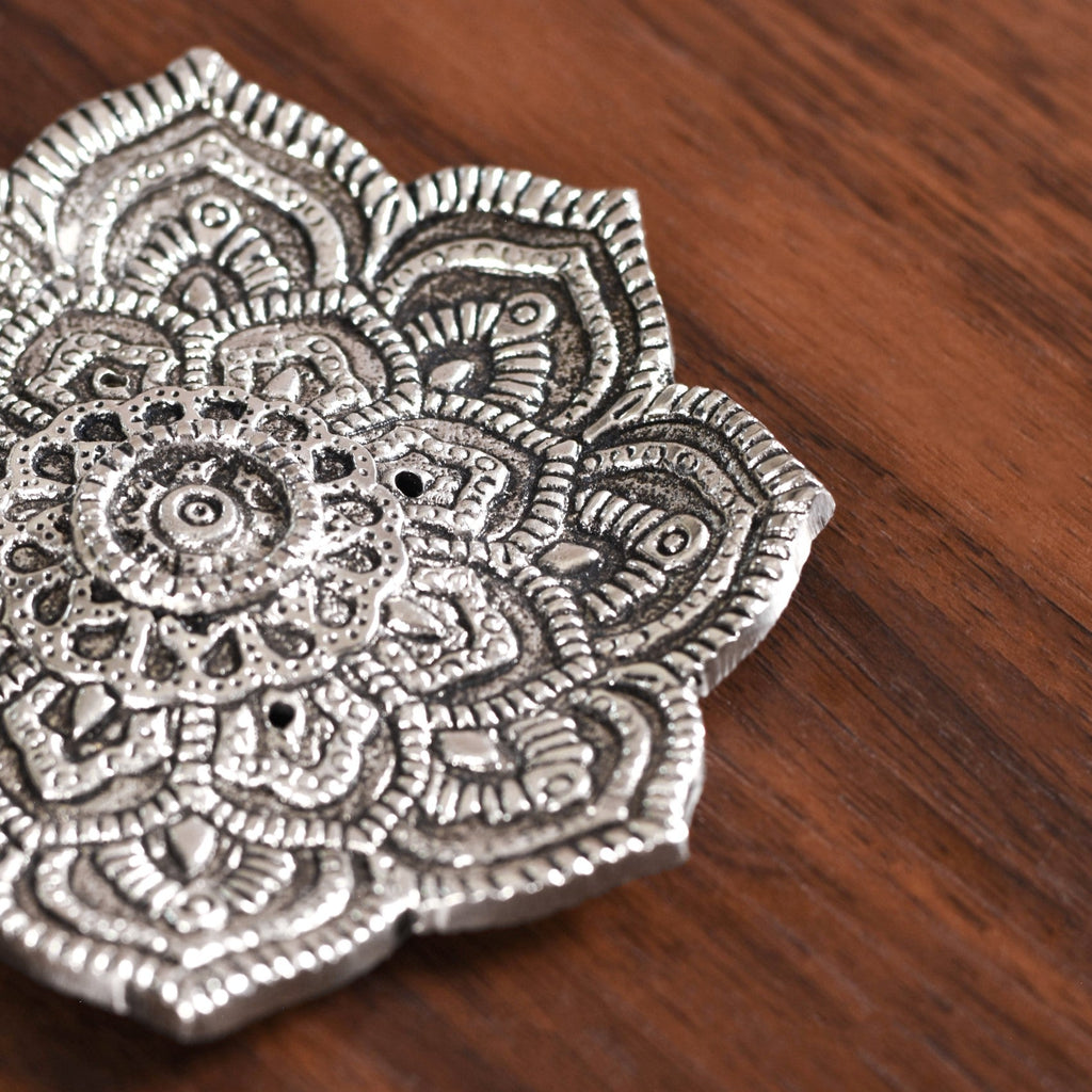 Mandala Incense Holder With Lavender Incense Sticks Nestasia